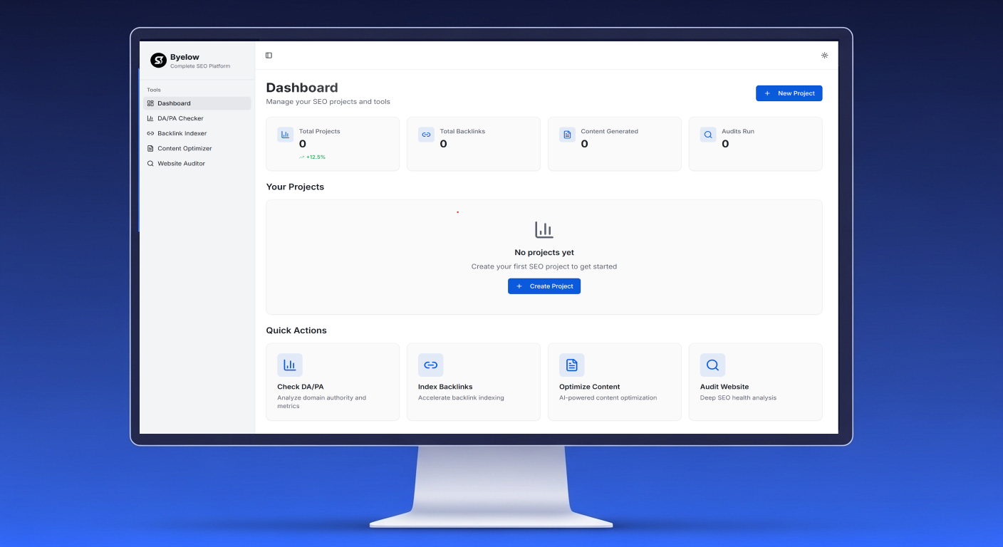 SEO Dashboard Preview